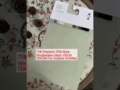 75%ポリエステル 25%ナイロン 150CM 150GSM